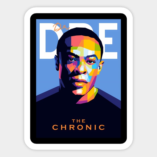 Dr Dre The Chronic Sticker by keng-dela